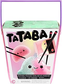 Tataba Squishy Collectable Toys - Emballage Opaque avec Poudre de Flocage DIY, avec Emballage De Type À Emporter et Accessoires, 18 Objets À Collectionner, pour Enfants Dès 3 Ans