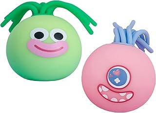 Lot de 2 artefacts amusants en silicone pour soulager le stress, jouet sensoriel pour garçons et filles, décoration de fête, cadeau d